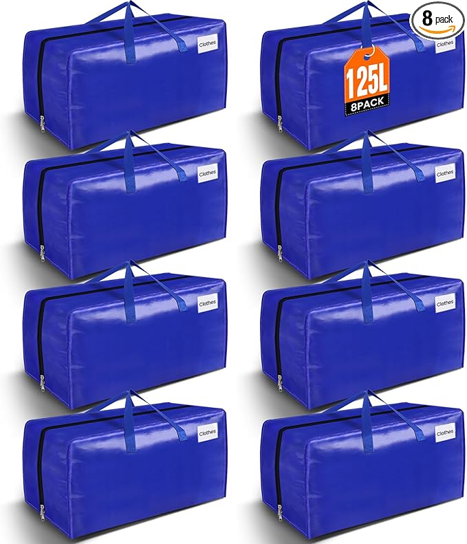 BlissTotes Moving Bags, Heavy Duty Moving Supplies & Storage Bags, Extra Large by BlissTotes
