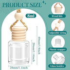 AROIC Premium Scent Car Air Freshener, 6 Pack Hotel Scent Collection Diffuser - Image 6