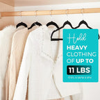 House Day Premium Velvet Hangers, Non-Slip Flocked Felt, Sturdy Coat & Suit - Image 6