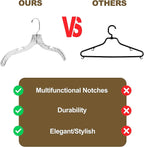 Quality Clear Plastic Hangers 12 Pack - Image 6