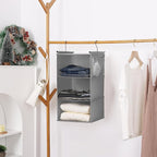 MAX Houser 3 Tier Shelf Hanging Closet Organizer, Closet Hanging Shelf - Image 6