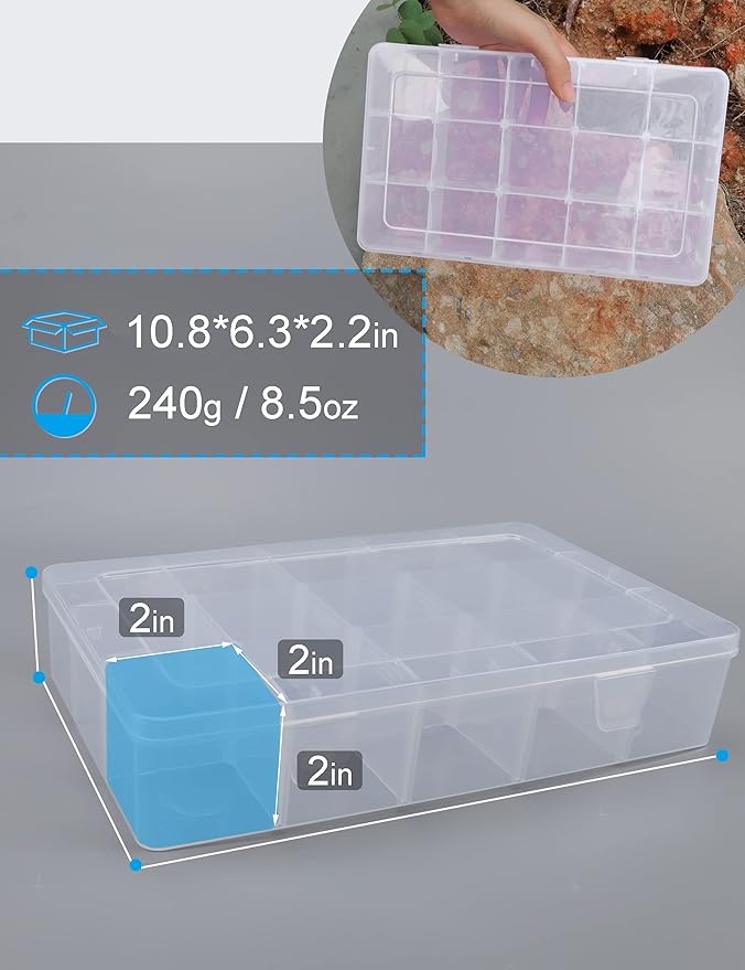 Hlotmeky Plastic Organizer Box - Image 2