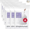 simplehuman Code A, Dispenser Pack Custom Fit Liners, Drawstring Trash Bags by Simplehuman