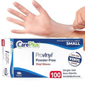 CARE PLUS Pro Vinyl Clear Gloves by CarePlus