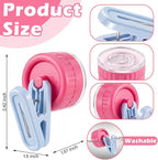 Geelin Dish Glove Clip with Suction Cup Easy Install Removable Hot Pink Blue - Image 2