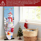 Nuxovilar Ironing Board Cover Winter Snowman Pattern Polyester 15x54 Inches - Image 6