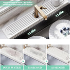 Stone Faucet Mat for Kitchen Sink, Diatomite Drying Stone Tray & Sink Protector - Image 4