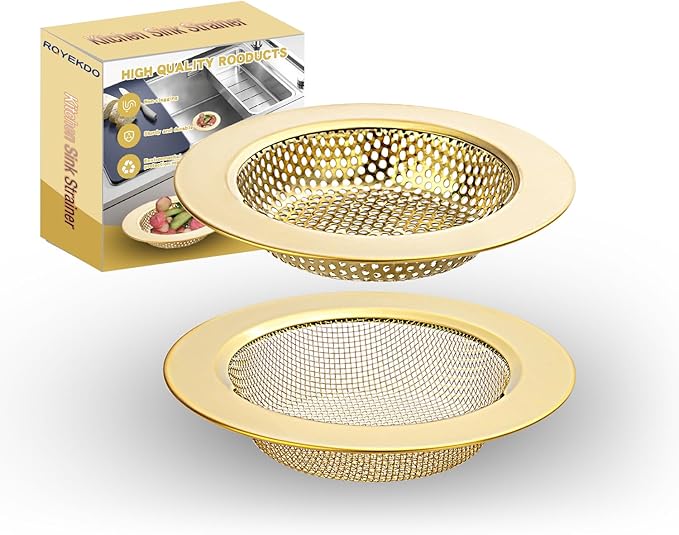 RQYEKDO Kitchen Sink Strainer Stainless Steel by rqyekdo