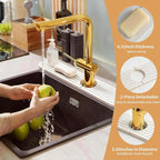 Quick Dry Absorbent Diatomaceous Earth Faucet Mat, Sink Water Splash Guard & - Image 3