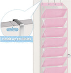 AOODA 10 Tier Clear Over the Door Shoe Organizer Storage, Deep Pockets Large - Image 6