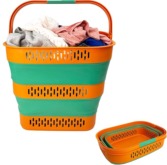 SAMMART 38L Collapsible Laundry Basket by SAMMART