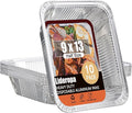 Half Size Aluminum Pans 9x13-10 Pack Aluminum Foil Pans, Heavy Duty Disposable by Unknown