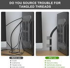 20-Pack Large Reusable Self-Adhesive Cable Ties cable management Adjustable - Image 4