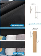 Over the Door Storage Hanging, 6 Tier Behind Door Organizer - Image 3