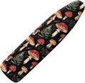 Mushroom Print Ironing Board Cover, Tropical Leaves Printed Iron Board Cover by Wanzuoeng