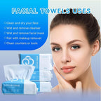 Disposable Face Towel, ISHOWBEST 60 Count Clean Face Towels, Biodegradable - Image 7