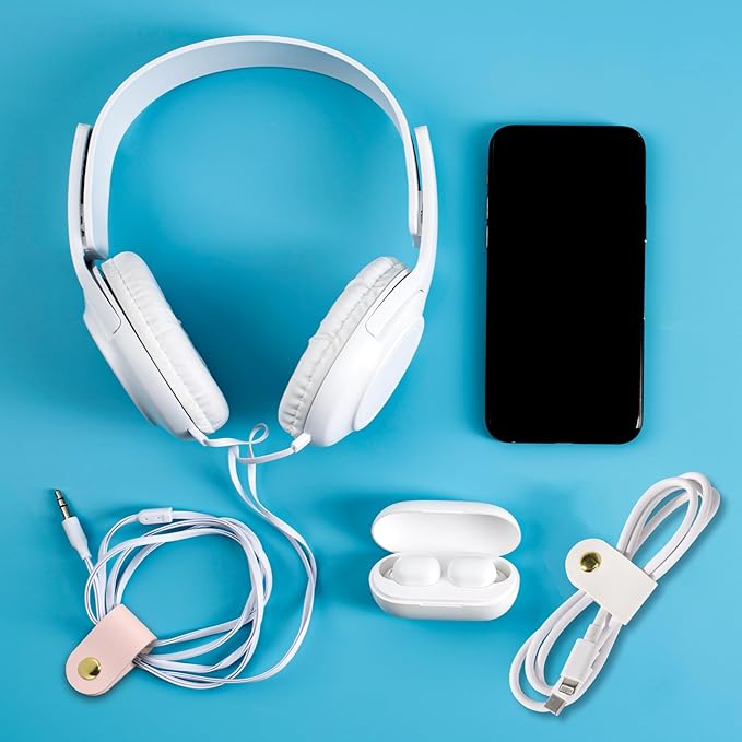 6pcs Leather Cable Organizer - Image 7
