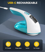 Rechargeable Fabric Shaver and Lint Remover, 3-Speed Adjustable Sweater Shaver - Image 6