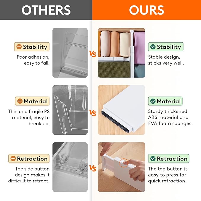 Lifewit 14 Pack Drawer Dividers - Image 4