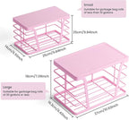 2 Pack Pink Trash Bag Holder - Image 2
