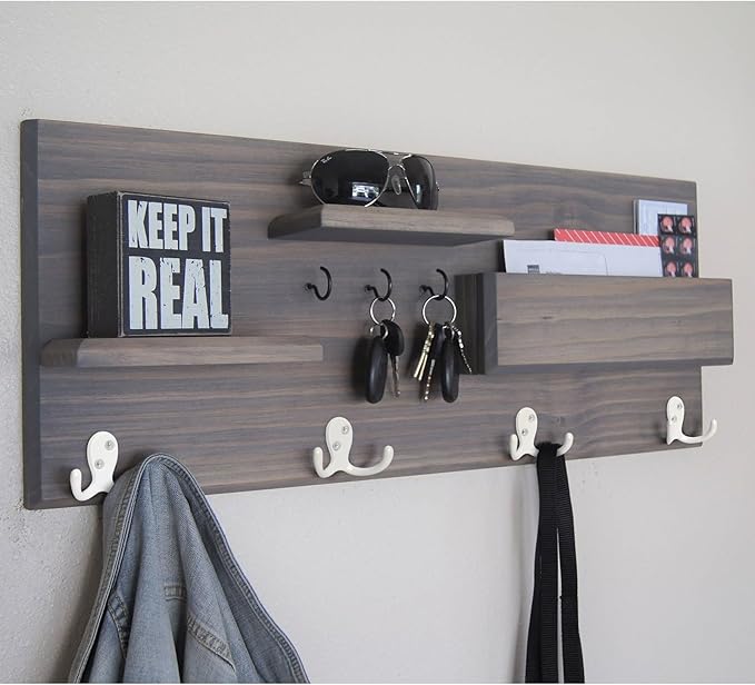 14 Pack Coat Hooks, Heavy Duty Double Prong Coat Hooks Wall Mounted - Image 7
