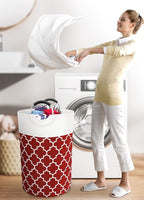 Large Laundry Basket Laundry Hamper Bag Washing Bin Clothes Bag Collapsible Tall - Image 6