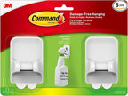 Command Spray Bottle Hangers, Holds up to 32 fl oz, 2 Hangers by Command