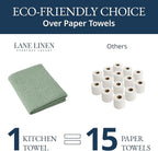 LANE LINEN Cotton Kitchen Towels Set, Quick-Drying Dish Towels, Premium Hand - Image 7