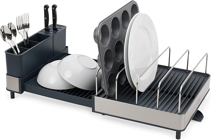 Joseph Joseph Extend Max Steel Expanding Dish Drying Rack, high Capacity by JosephJoseph
