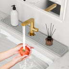 24'' Longer Faucet Mat for Kitchen Sink Stone Faucet Mat for Kitchen Sink by Snoquir
