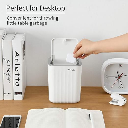 SUBEKYU 0.6 Gal Mini Desktop Trash Can - Image 4