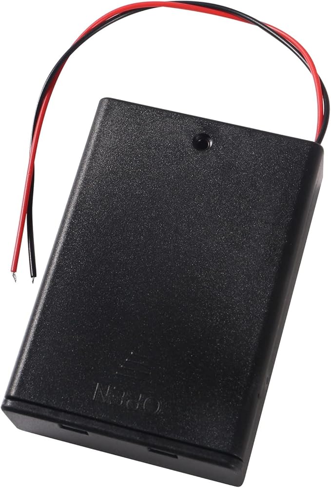 4 Pieces 3 Slots 1.5V AA Battery Case Holder Battery Spring Clip Storage Box - Image 5