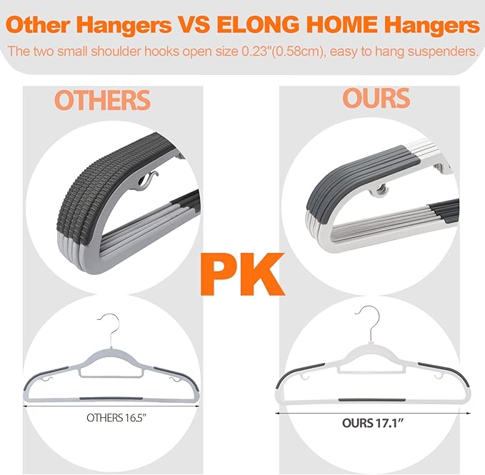 ELONG HOME Plastic Hangers - Image 5