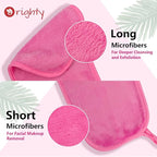 Orighty Makeup Remover Cloths Pack of 4, Reusable Microfiber Facial Cleansing - Image 2