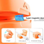 Magnetic Cord Organizer Holder, 6 Pack Desk Cable Clips Management, Hide Phone - Image 3