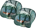 Collapsible Laundry Basket 90L, Foldable Mesh Pop-up Laundry Hamper by LUANMEET