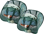 Collapsible Laundry Basket 90L, Foldable Mesh Pop-up Laundry Hamper by LUANMEET