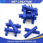 Clothes Pins Wooden 2.9 Inch, 100 Pack Colored Clothespins Wood, Clothing Pins - Image 4