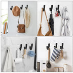 SARIHOSY] 5 Packs Coat Hooks, Metal Hooks - Image 2
