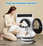 Collapsible Bucket 16L with Handles, Cleaning Mop Bucket Space Saving Foldable - Image 5