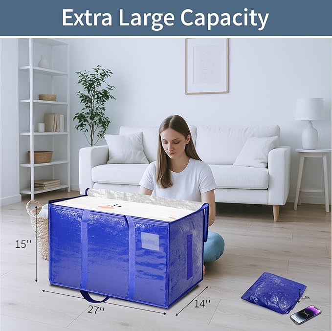 6 Pack-Extra Large Heavy Duty Moving Bags - Image 8