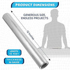 St. Louis Crafts Aluminum Metal Foil Roll, 36 Gauge, Durable Foil - Image 7