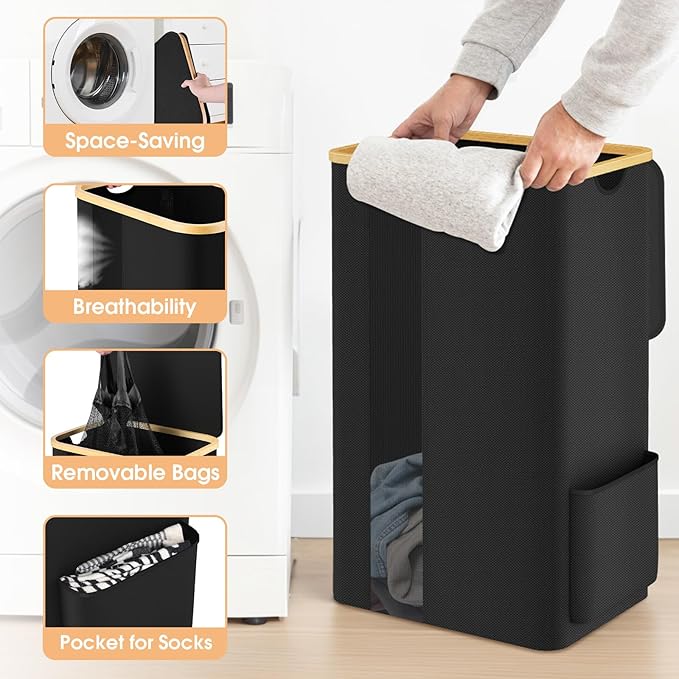 Laundry Basket Clothes Hamper - Image 4