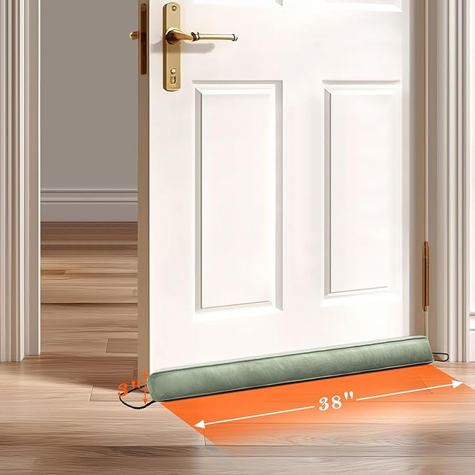 Sunolga Door Draft Stopper Blocks Hot and Cold Air - Image 2