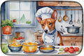 Caroline's Treasures DAC6195DDM Basenji The Chef Dish Drying Mat Absorbent Dish by CarolinesTreasures