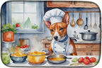 Caroline's Treasures DAC6195DDM Basenji The Chef Dish Drying Mat Absorbent Dish by CarolinesTreasures