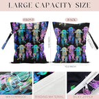 Waterproof Wet Bag for Swimsuit, Travel Beach Wet Dry Bag, Hidden Zipper - Image 2