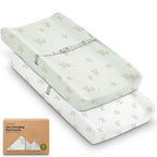 2-Pack Baby Changing Pad Cover for Girl, Boy by KeaBabies