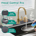 16 Inch Stone Faucet Mat for Kitchen Sink, Kitchen Sink Splash Guard-Water - Image 4