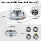 Kitchen Sink Drain Strainer – New Upgraded Kitchen Sink Stopper - Image 3
